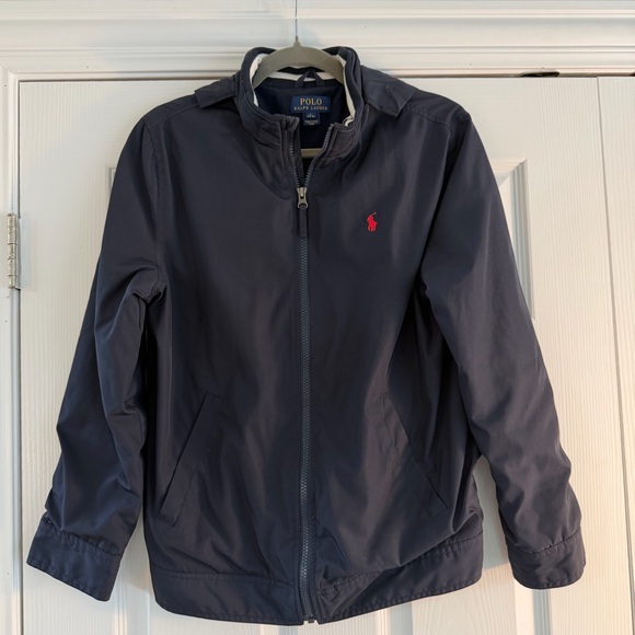 Polo Ralph Lauren Jackets & Blazers - Polo Ralph Lauren Navy Jacket with Red Logo